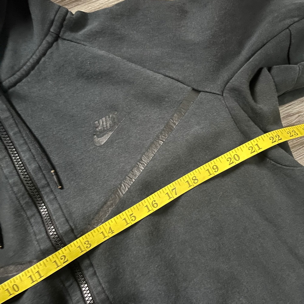 Nike Tech Fleece Full Zip Hoodie Athletic Gym Black Mens Large 805144-010 - Picture 9 of 9